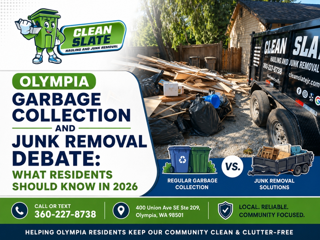 Clean Slate Publishes 2026 Guide to Help Olympia Residents Understand the Garbage Collection and Junk Removal Debate Clean Slate Publishes 2026 Guide to Help Olympia Residents Understand the Garbage Collection and Junk Removal Debate