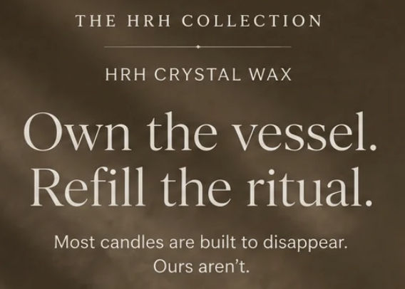 HRH Candle Introduces Revolutionary Crystal Wax Candle System That Empowers Consumers to Customize Their Home Fragrance Experience