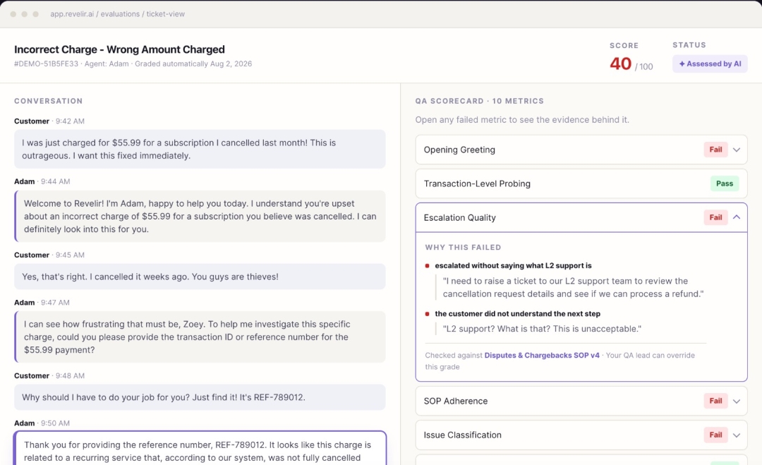 Revelir AI Extends AutoQA Scoring to Fintech Policy Adherence Monitoring