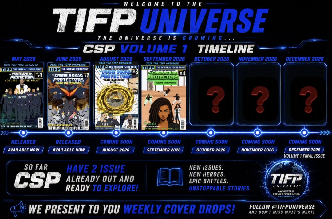 TIFP The Internal Focus Point LLC - CSP: The Crisis Squad Protectors - A New Kind of Superhero Team TIFP The Internal Focus Point LLC - CSP: The Crisis Squad Protectors - A New Kind of Superhero Team