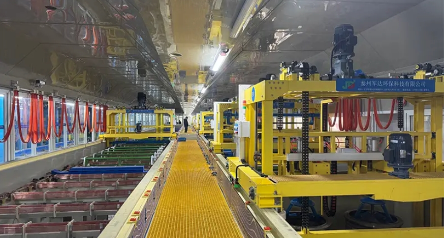 Gantry Barrel Zinc Plating Equipment