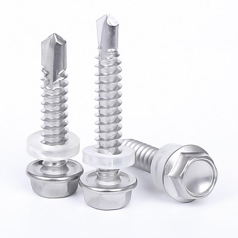 stainless steel hex self drilling screws