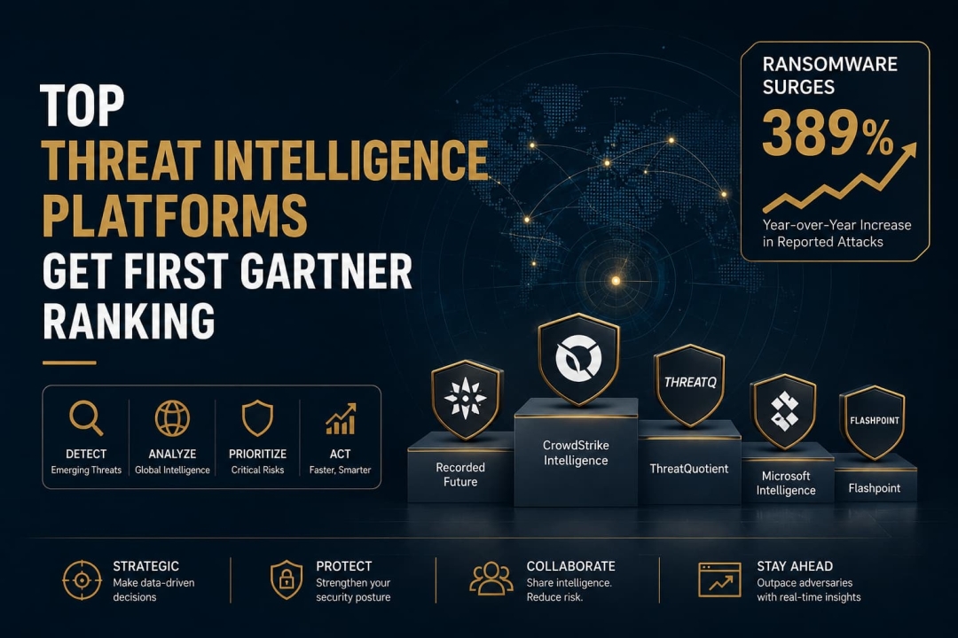 Top Threat Intelligence Platforms Get First Gartner Ranking as Ransomware Surges 389% Top Threat Intelligence Platforms Get First Gartner Ranking as Ransomware Surges 389%