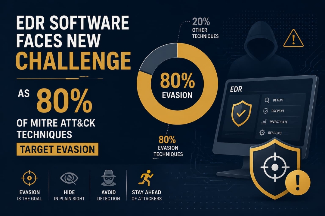 EDR Software Faces New Challenge as 80% of MITRE ATT&CK Techniques Target Evasion EDR Software Faces New Challenge as 80% of MITRE ATT&CK Techniques Target Evasion