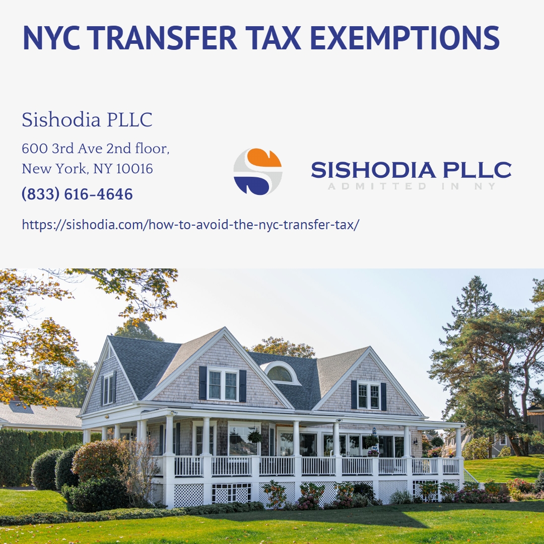 Manhattan Real Estate Attorney Natalia Sishodia Explains How the NYC Transfer Tax Works and Who Pays Manhattan Real Estate Attorney Natalia Sishodia Explains How the NYC Transfer Tax Works and Who Pays