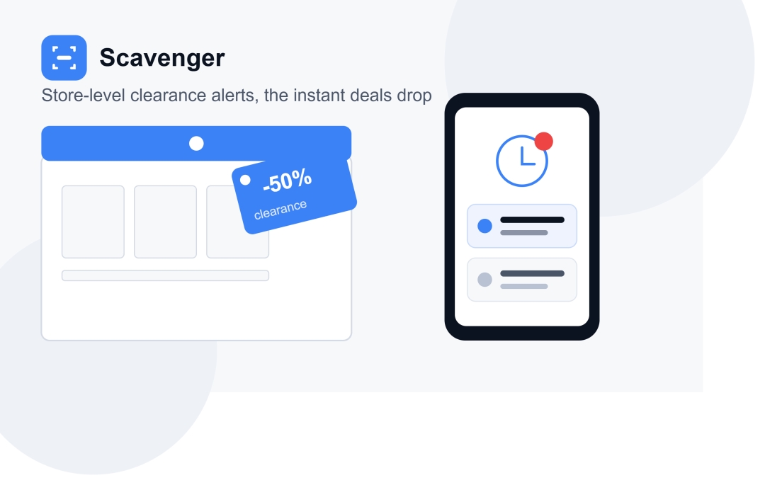 Scavenger AI Rolls Out Store-Level Deal Alerts, Letting Shoppers Track Clearance Scavenger AI Rolls Out Store-Level Deal Alerts, Letting Shoppers Track Clearance