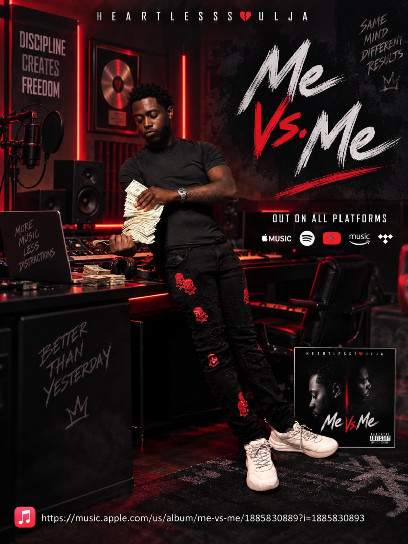 Heartlesssoulja Steps Into His Next Chapter With “Me vs. Me” Heartlesssoulja Steps Into His Next Chapter With “Me vs. Me”