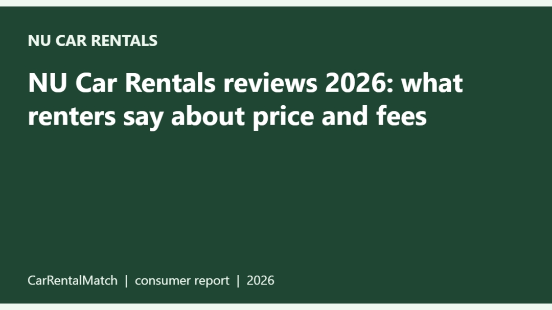 NU Car Rentals reviews 2026: what renters say about price and fees NU Car Rentals reviews 2026: what renters say about price and fees