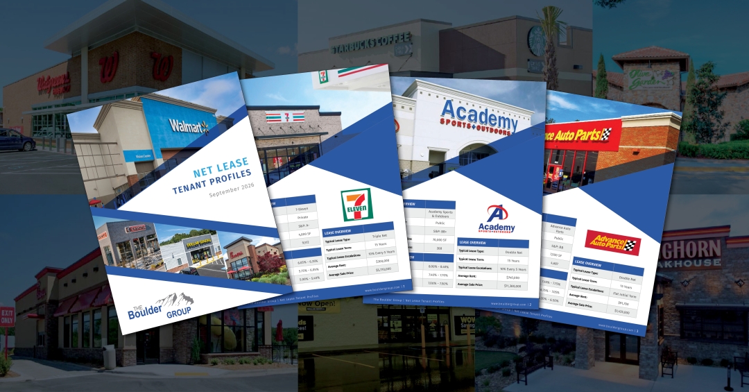 The Boulder Group Releases Q3 2026 Net Lease Tenant Profiles Report The Boulder Group Releases Q3 2026 Net Lease Tenant Profiles Report