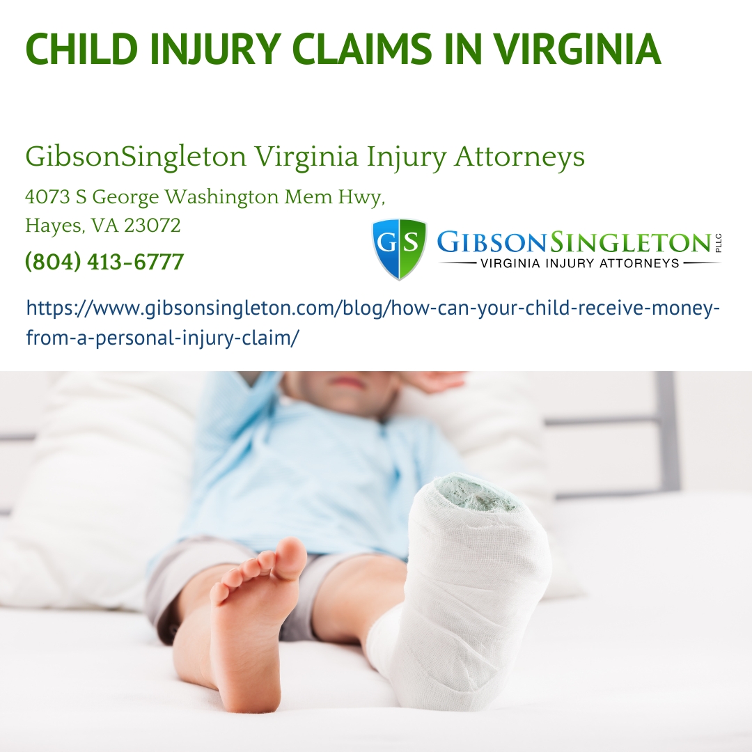 Gloucester County Child Injury Attorney Ken Gibson Explains How Child Injury Claims Work in Virginia