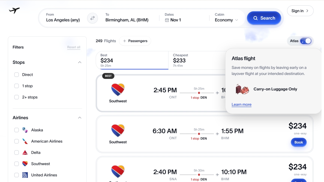 Soar Atlas Now Shows Skiplagging Flights and Hidden City Fares Soar Atlas Now Shows Skiplagging Flights and Hidden City Fares