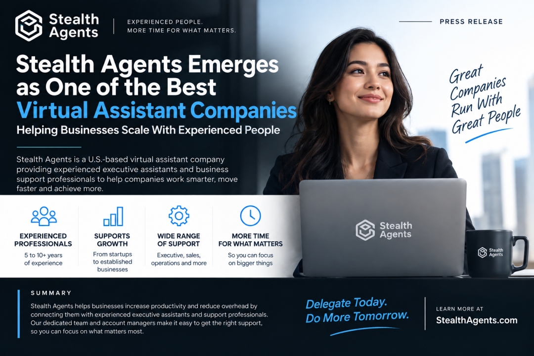 Stealth Agents Emerges as One of the Best Virtual Assistant Companies for Growing Businesses Stealth Agents Emerges as One of the Best Virtual Assistant Companies for Growing Businesses