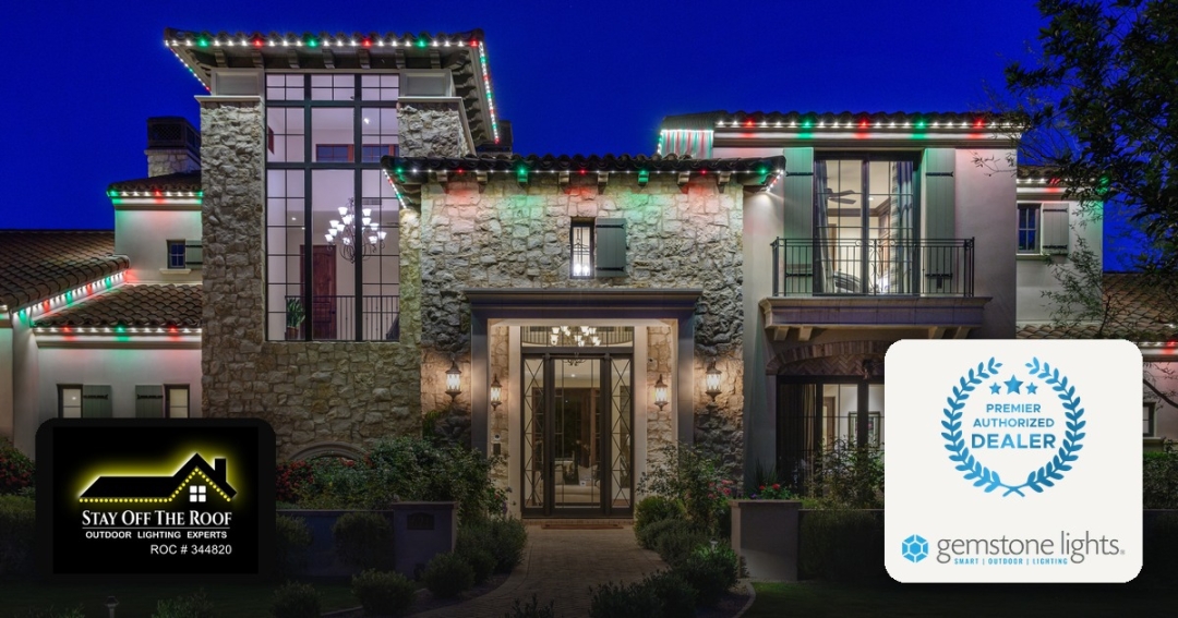Stay Off The Roof Earns Premier Authorized Dealer Status From Gemstone Lights, Expanding Permanent Christmas Lights Installation Across Phoenix