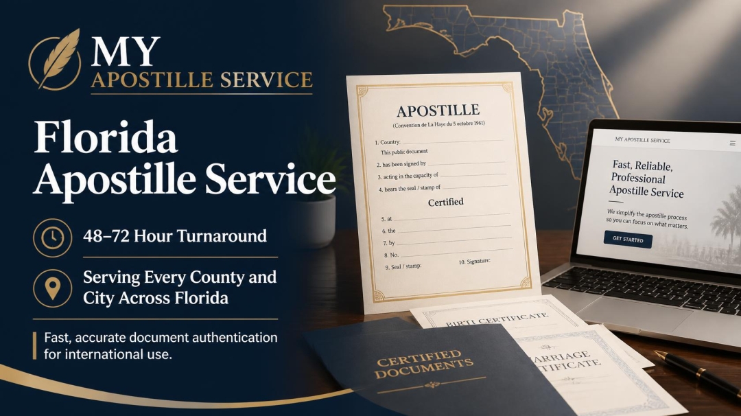 Florida Apostille Service Now Delivers Certified Document Authentication Statewide in 48 to 72 Hours - Serving Every County and City Across the Sunshine State Florida Apostille Service Now Delivers Certified Document Authentication Statewide in 48 to 72 Hours - Serving Every County and City Across the Sunshine State