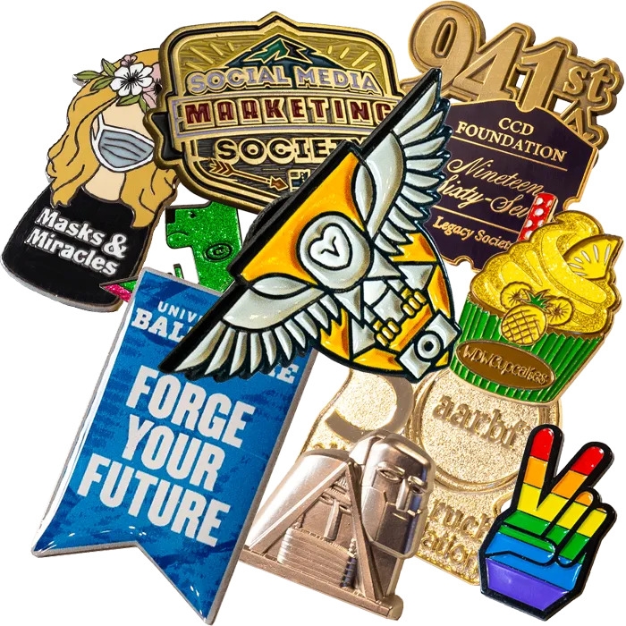 Custom Pins Now includes free design and four-hour proofs on custom pins, coins and patches Custom Pins Now includes free design and four-hour proofs on custom pins, coins and patches