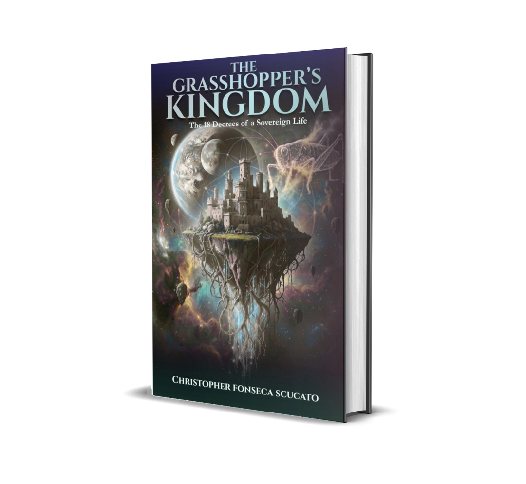 Neuro-Somatic Architect Christopher Fonseca Scucato Releases "The Grasshopper's Kingdom": A Rebellious 18-Decree Manifesto for Sovereign Living Neuro-Somatic Architect Christopher Fonseca Scucato Releases "The Grasshopper's Kingdom": A Rebellious 18-Decree Manifesto for Sovereign Living