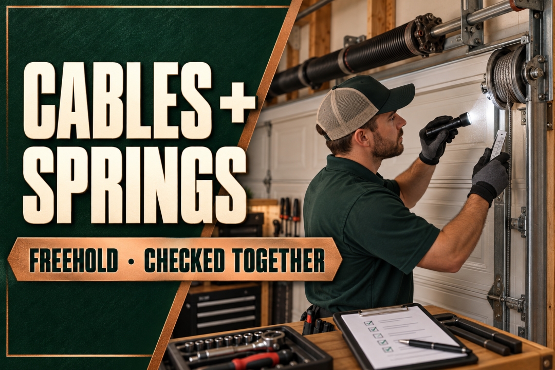 Cables Wear on the Same Clock as Springs: Freehold Township Garage Door Repair Expands Garage Door Cable Repair in Freehold, NJ Cables Wear on the Same Clock as Springs: Freehold Township Garage Door Repair Expands Garage Door Cable Repair in Freehold, NJ
