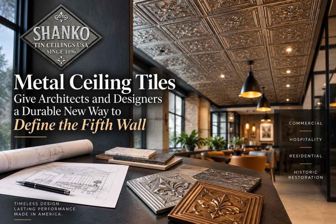 Metal Ceiling Tiles Give Architects and Designers a Durable New Way to Define the Fifth Wall Metal Ceiling Tiles Give Architects and Designers a Durable New Way to Define the Fifth Wall