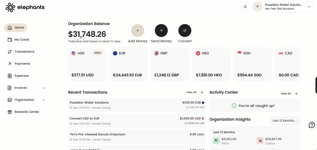 Payment Challenger, Elephants Inc. Launches Multi-Currency Virtual Business Accounts to Simplify Cross-Border Payment