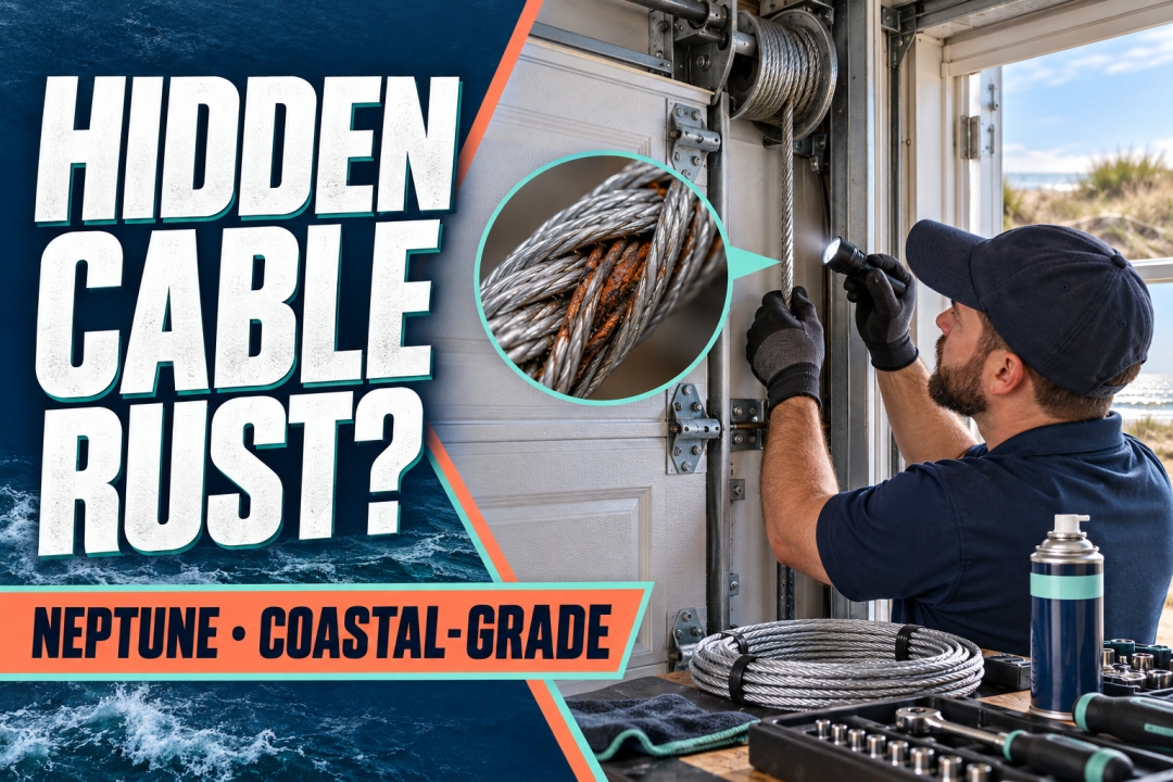 Rust Works From the Inside Out: Neptune Township Garage Door Repair Targets Hidden Strand Wear With Garage Door Cable Repair in Neptune, NJ Rust Works From the Inside Out: Neptune Township Garage Door Repair Targets Hidden Strand Wear With Garage Door Cable Repair in Neptune, NJ