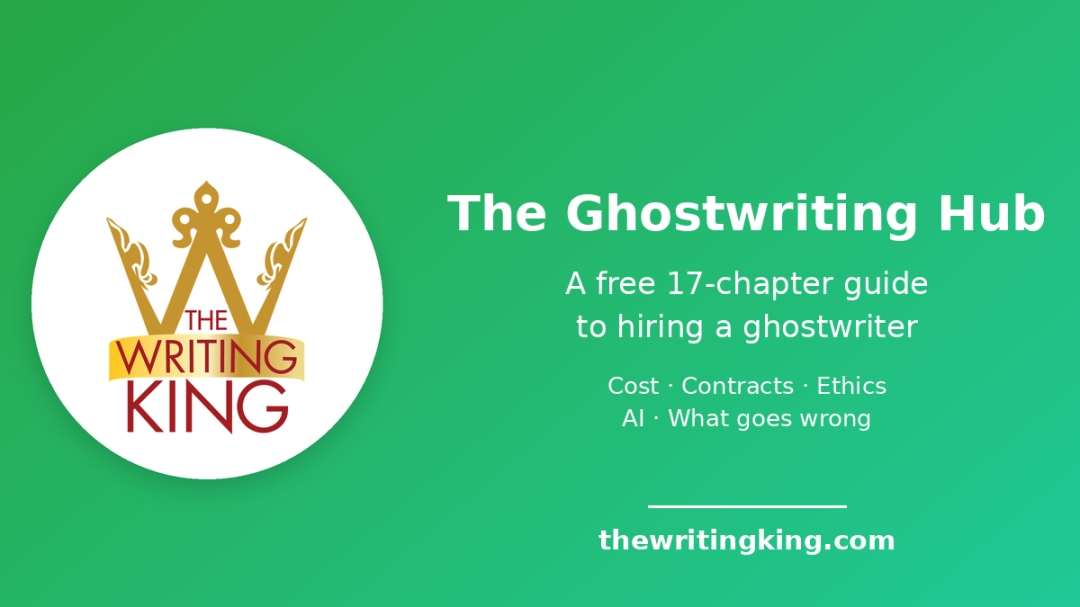 The Writing King publishes a free 17-chapter guide to hiring a ghostwriter