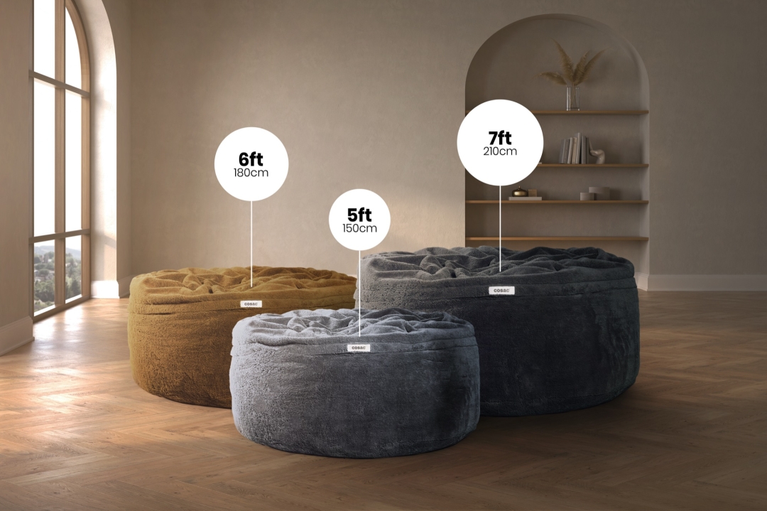Affordable Lovesac Alternative: Cosac highlights its $299 6ft beanbag for family homes this winter Affordable Lovesac Alternative: Cosac highlights its $299 6ft beanbag for family homes this winter