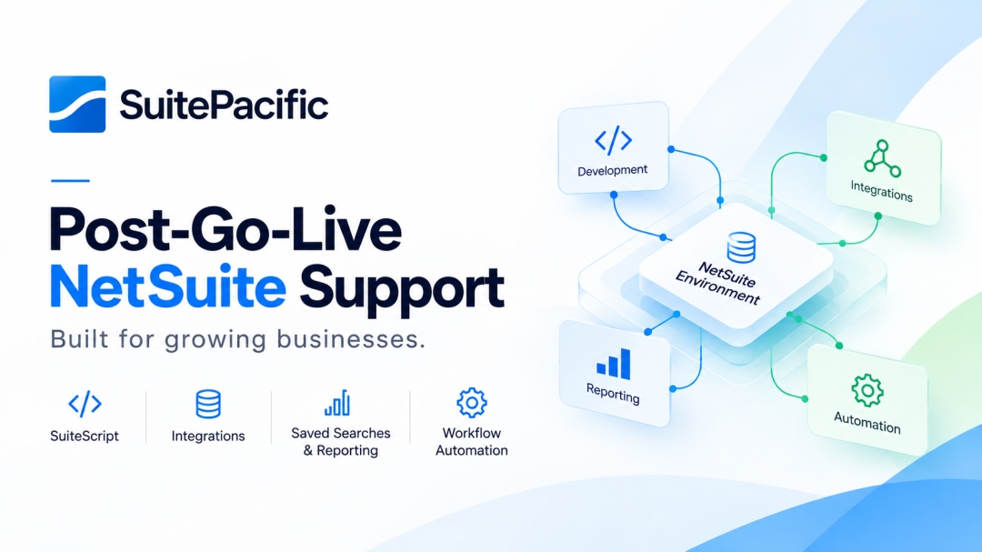 SuitePacific Introduces Dedicated Post-Go-Live NetSuite Support for Growing Businesses