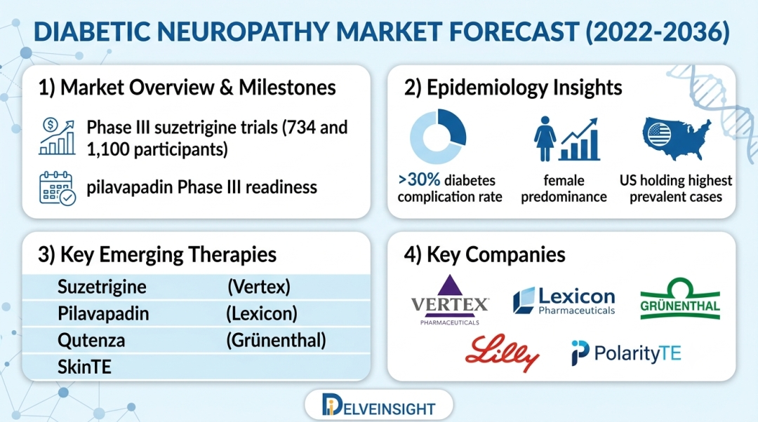 Diabetic Neuropathy Market Analysis 2036: Industry Trends, Market Size, and Emerging Therapeutic Developments – DelveInsight | Averitas Pharma, Vertex Pharma, Lexicon Pharma, PolarityTE, Blue Blood Bi Diabetic Neuropathy Market Analysis 2036: Industry Trends, Market Size, and Emerging Therapeutic Developments – DelveInsight | Averitas Pharma, Vertex Pharma, Lexicon Pharma, PolarityTE, Blue Blood Bi