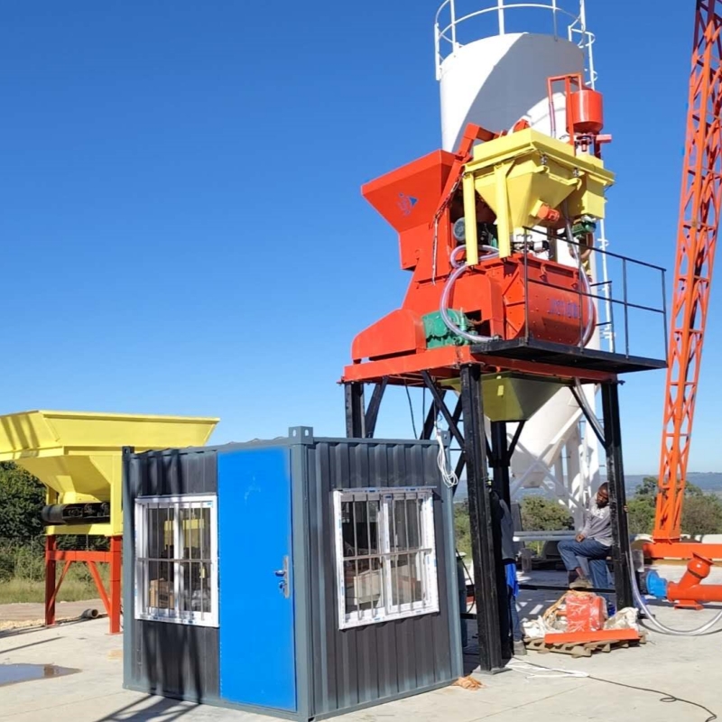 Concrete mixing plant