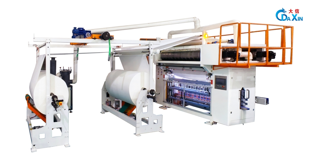 Tissue folding machine