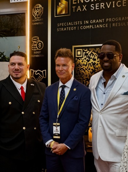Julio Gonzalez and Duke Tanner Champion Tax Equality and Community Impact at the 7th Annual Hispanic Heritage Investor Summit in Miami