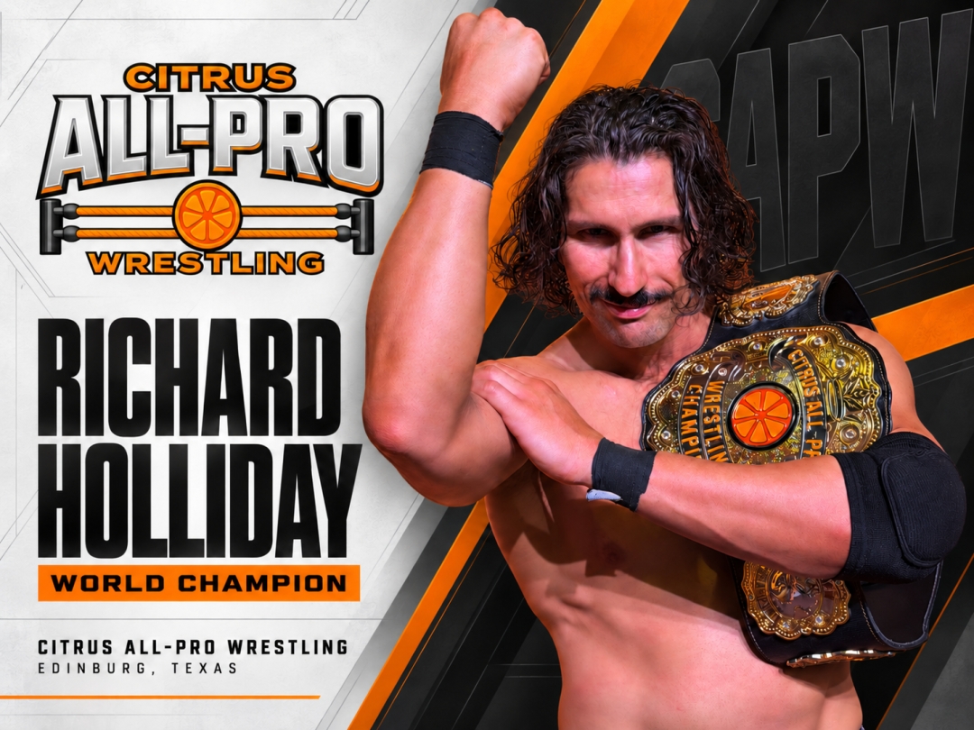 Citrus All-Pro Wrestling builds South Texas wrestling presence with Richard Holliday as world champion
