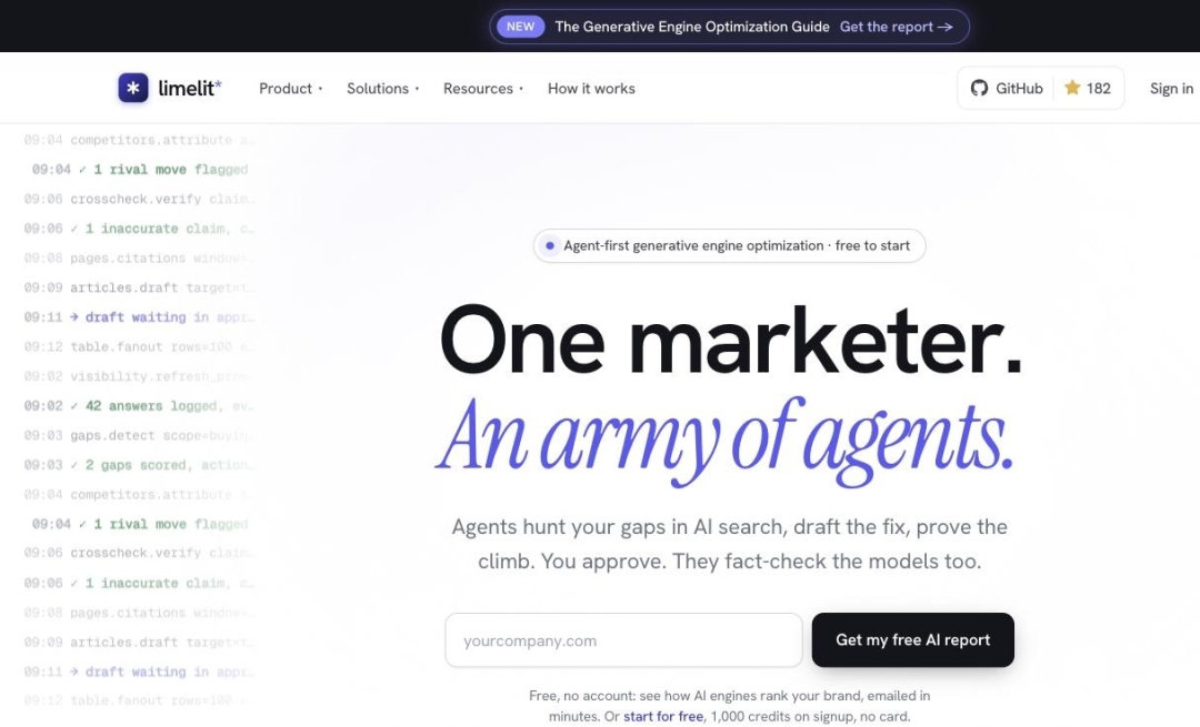 Agent-first platform Limelit releases Limelit Open, an open-source AI search visibility tracker