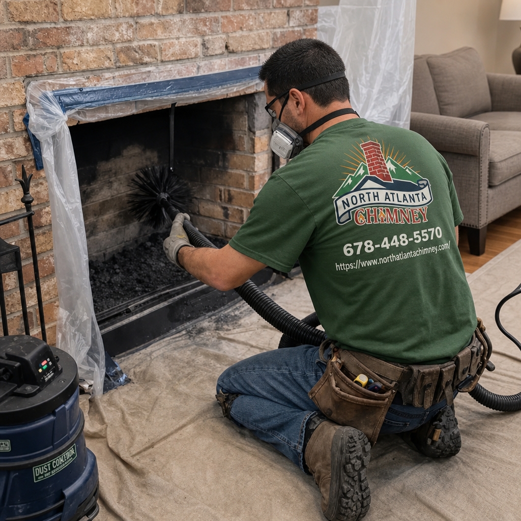 North Atlanta Chimney Identifies 7 Warning Signs Homeowners Should Check Before Using Their Fireplace This Fall