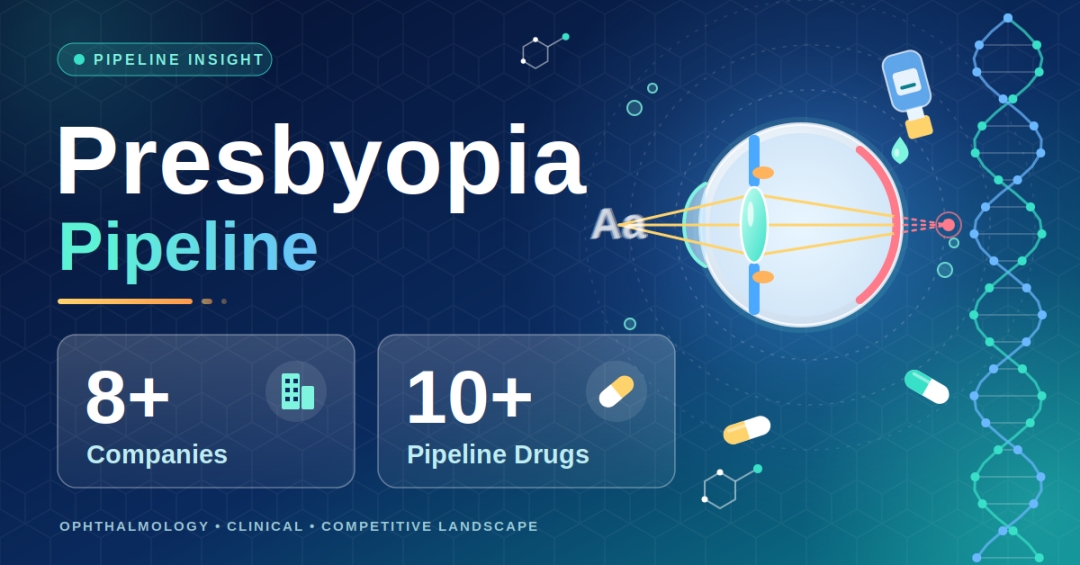 Presbyopia Clinical Trial Pipeline Appears Robust With 8+ Key Pharma Companies Actively Working in the Therapeutics Segment | DelveInsight Presbyopia Clinical Trial Pipeline Appears Robust With 8+ Key Pharma Companies Actively Working in the Therapeutics Segment | DelveInsight