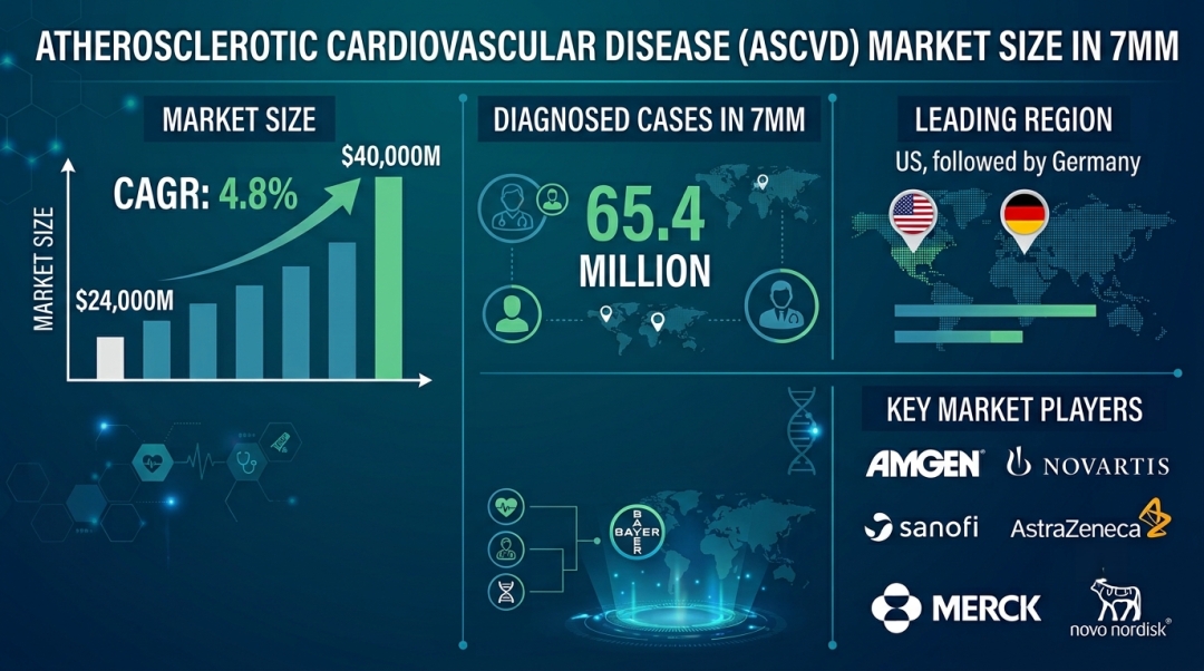 Atherosclerotic Cardiovascular Disease Market Size in the 7MM is projected to grow at a significant CAGR over the forecast period of 2026-2036 | DelveInsight Atherosclerotic Cardiovascular Disease Market Size in the 7MM is projected to grow at a significant CAGR over the forecast period of 2026-2036 | DelveInsight