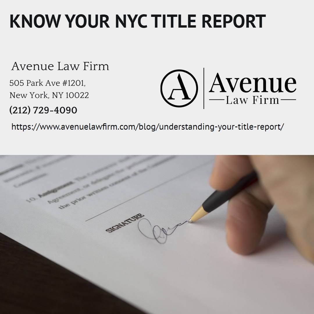 Manhattan Real Estate Attorney Peter Zinkovetsky Explains How to Understand a New York Title Report