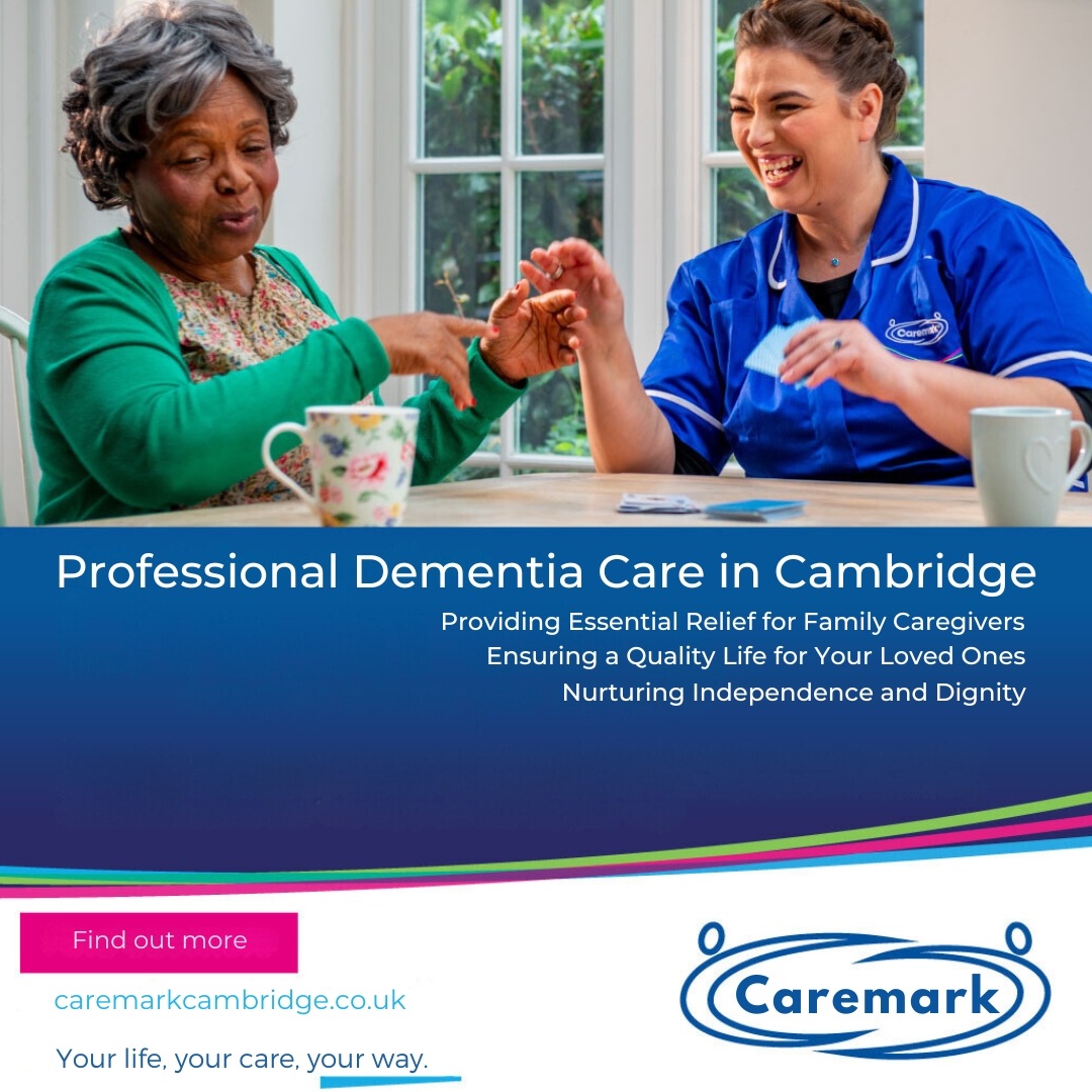 Caremark Cambridge & South Cambridgeshire Celebrates Outstanding Dementia Training Award