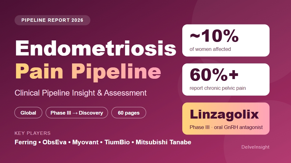 Endometriosis Pain Pipeline 2026: MOA and ROA Insights, Clinical Trials Status, and Key Companies Involved by DelveInsight Endometriosis Pain Pipeline 2026: MOA and ROA Insights, Clinical Trials Status, and Key Companies Involved by DelveInsight