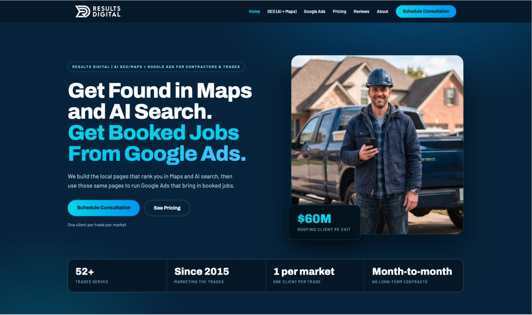 Contractor Digital Marketing From Results Digital Available to Contractors Across Greater Houston Contractor Digital Marketing From Results Digital Available to Contractors Across Greater Houston