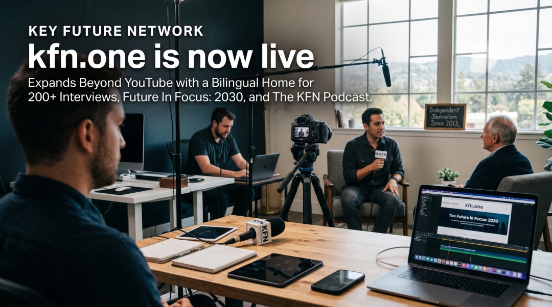 Key Future Network (KFN) Expands with kfn.one, a Bilingual Home for 200+ Interviews, Future In Focus: 2030 and The KFN Podcast