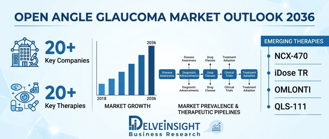 Open Angle Glaucoma Market Outlook 2036: Emerging Opportunities, Competitive Landscape, and Growth Forecast | Visiox Pharma, TearClear, VivaVision Biotech, Inc., Abbvie, Ocuphire Pharma, Qlaris Bio Open Angle Glaucoma Market Outlook 2036: Emerging Opportunities, Competitive Landscape, and Growth Forecast | Visiox Pharma, TearClear, VivaVision Biotech, Inc., Abbvie, Ocuphire Pharma, Qlaris Bio