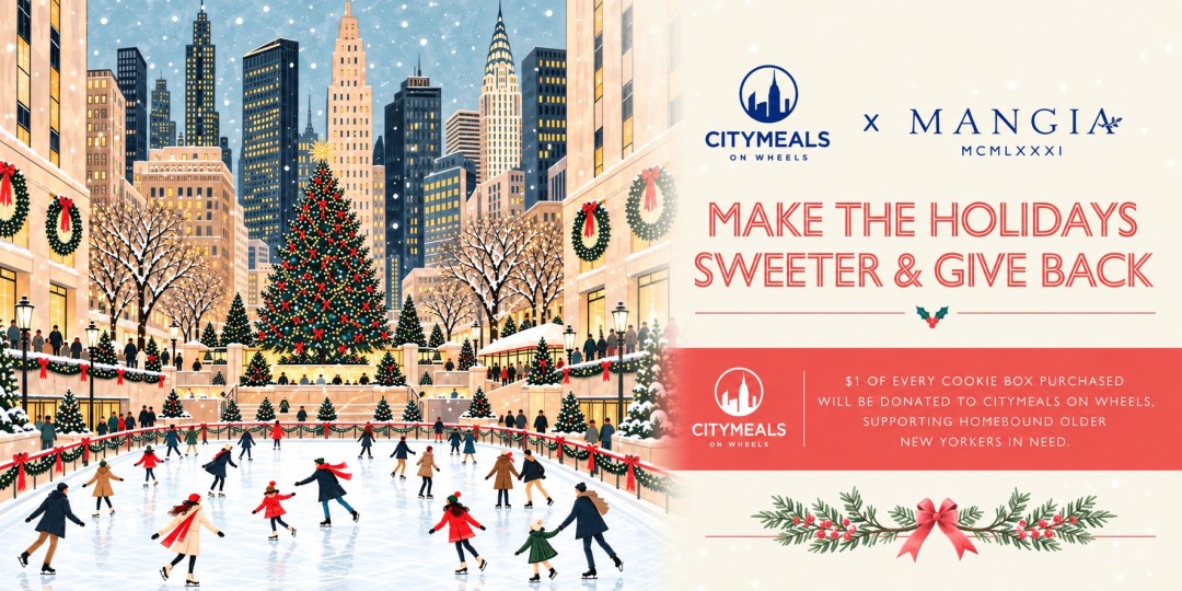 Mangia NYC Partners with Citymeals on Wheels for a Holiday 2026 Campaign Supporting Older New Yorkers