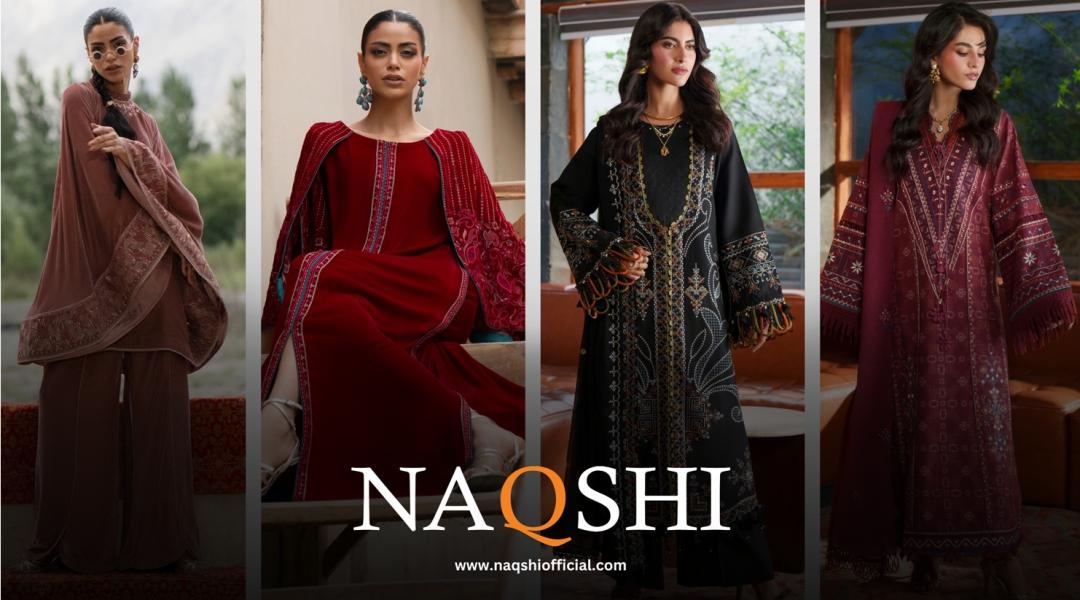 NAQSHI Introduces Velvet and Karandi Designs for Pakistan’s Winter Fashion Season