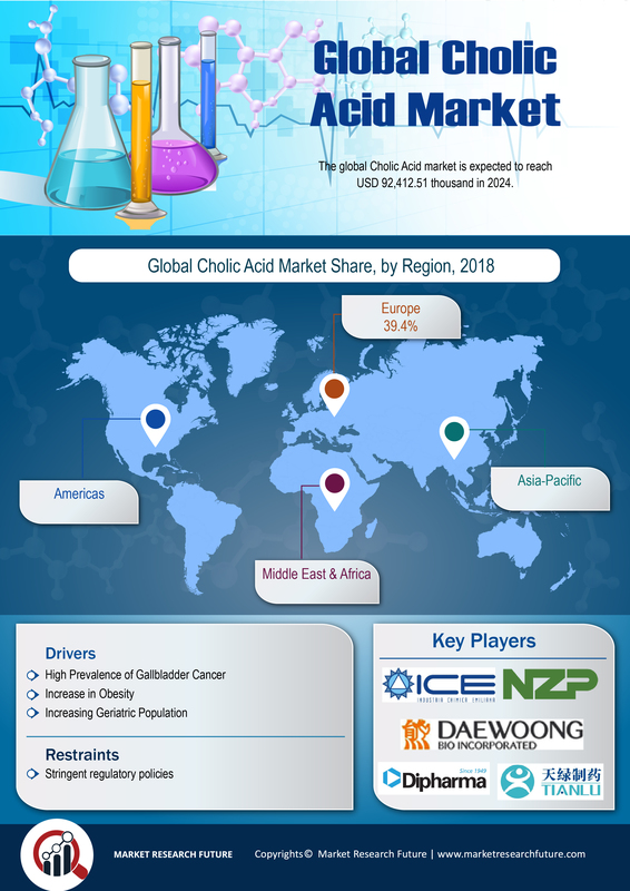 Cholic acid Market 2019 Global Industry Analysis by Size, Challenges, Opportunities, Share, Growth, Trends, Competitive Landscape, Statistics, And Regional Forecast To 2024