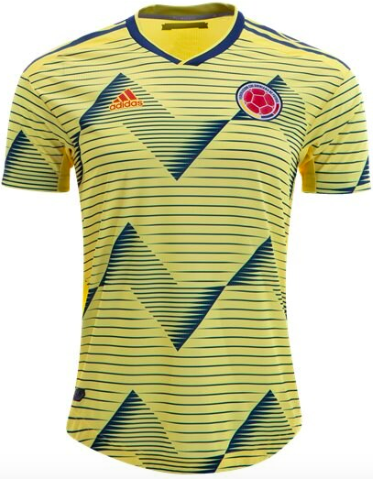 colombia national soccer team jersey