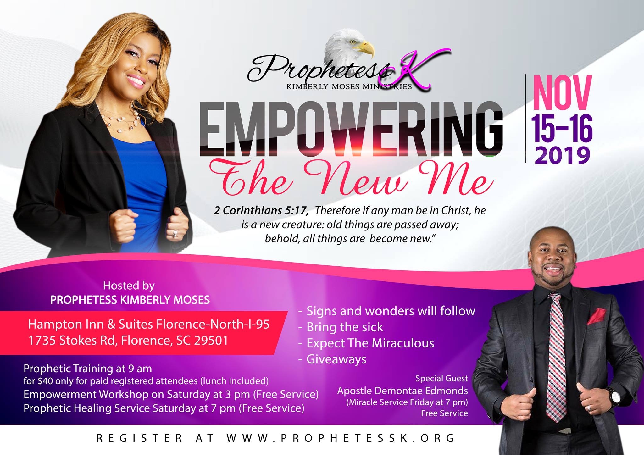 Kimberly Moses hosts her annual life-changing event in November