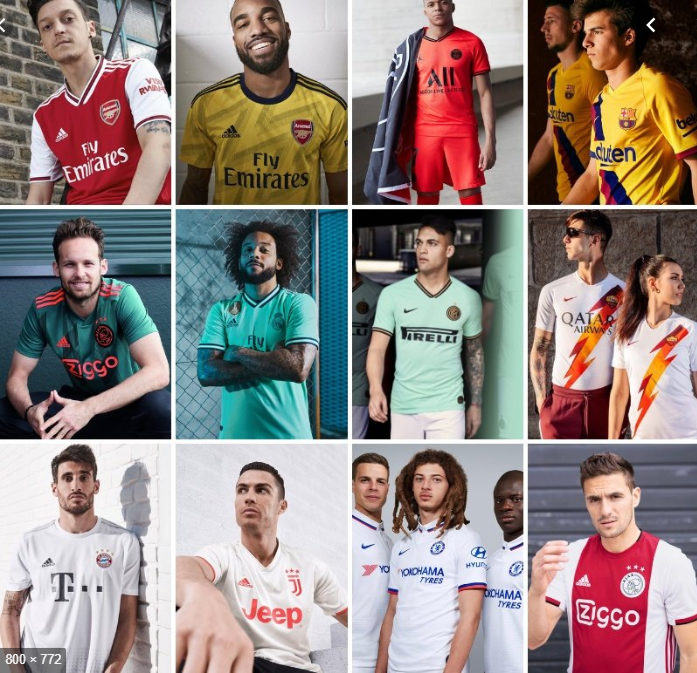 top 10 football kits