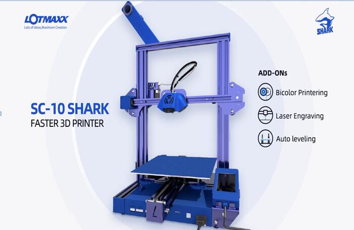 Shark Announcing the Release of the Innovative SHARK 3d Desktop Printer