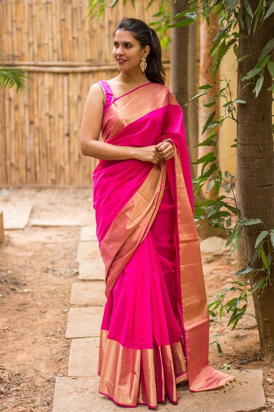 wedding party saree look